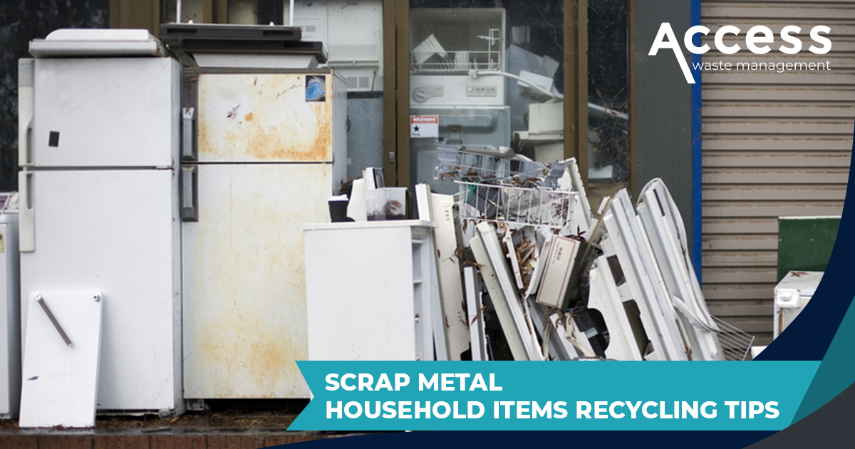 scrap metal household items recycling tips
